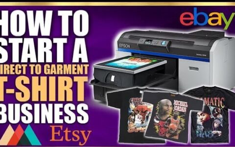 Digital Clothing Printer - How To Start A T-Shirt Business With A DTG Printer