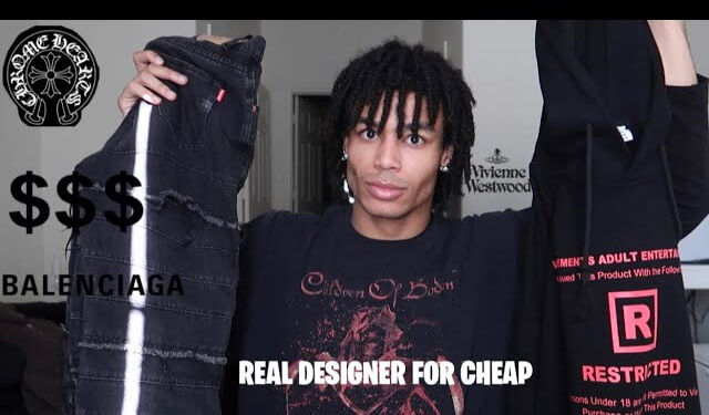 How to get DESIGNER CLOTHES for CHEAP | BALENCIAGA, RICK OWENS, VIVIENNE WESTWOOD (Affordable)